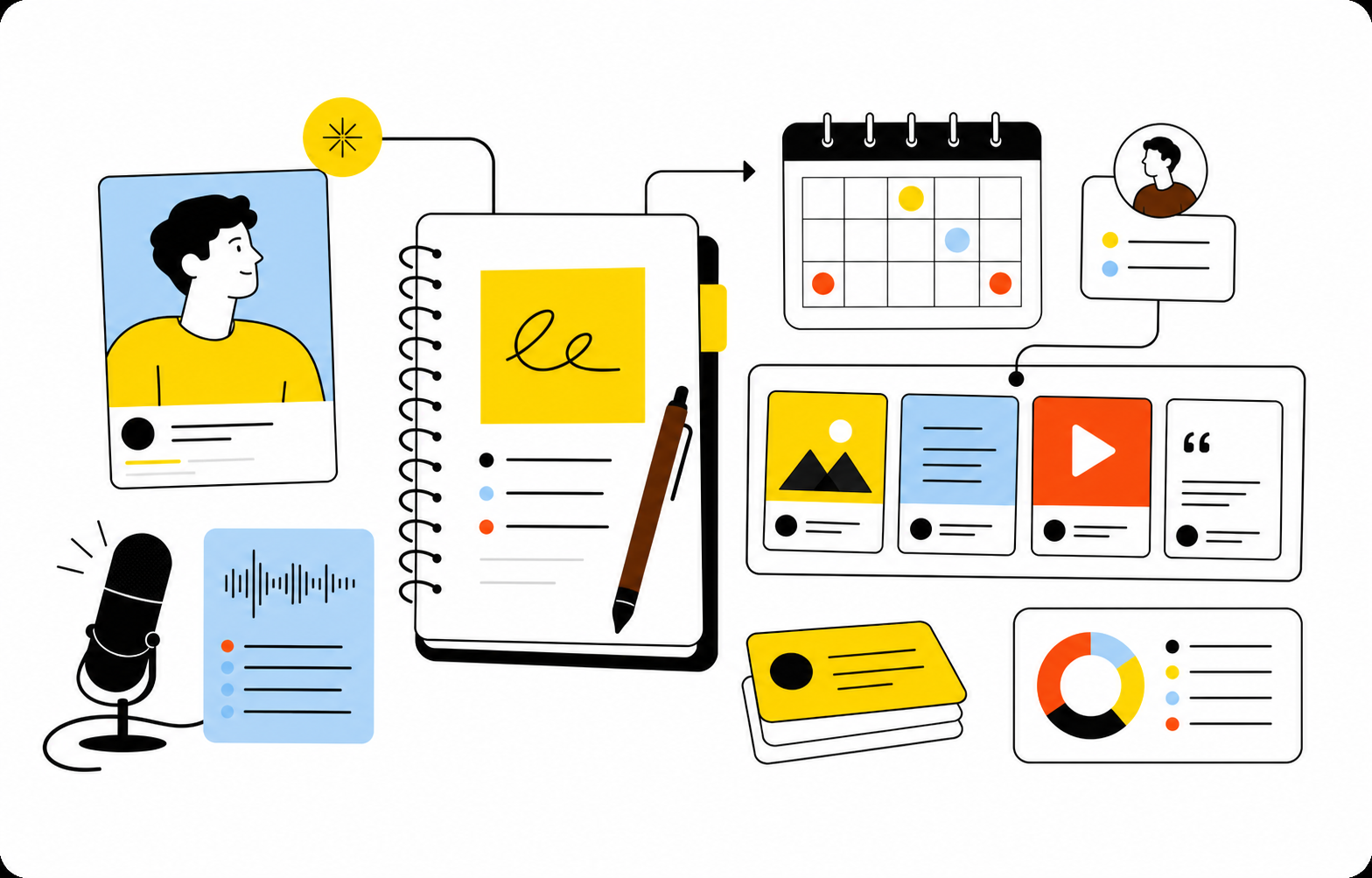 Founder Field Notes concept website direction